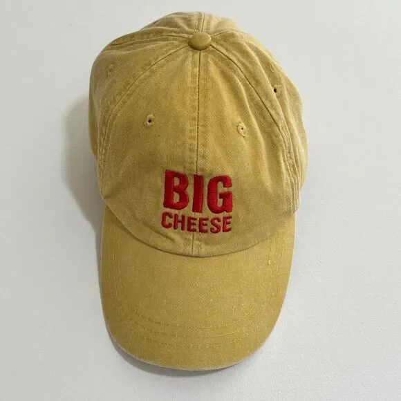 Murray’s Big Cheese Adams Upscale Cotton Dad Golf Hat Baseball Cap Leather Strap - Picture 2 of 12